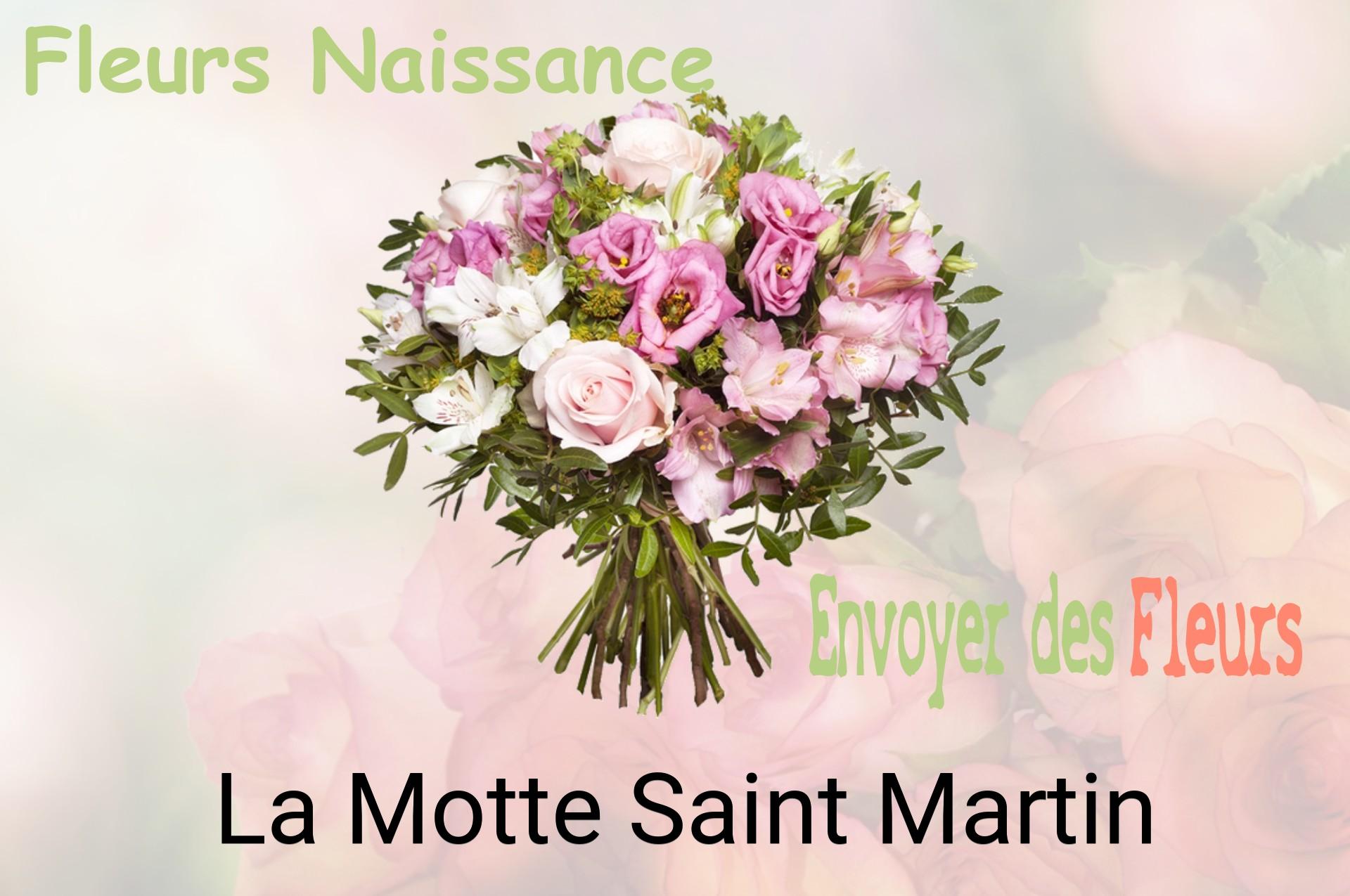 Bouquet de fleurs de naissance livré à La Motte-Saint-Martin